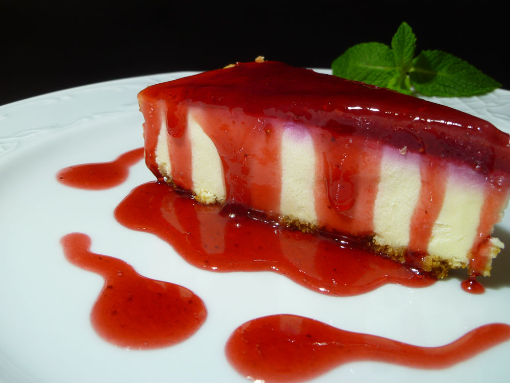 Raspberry cheesecake