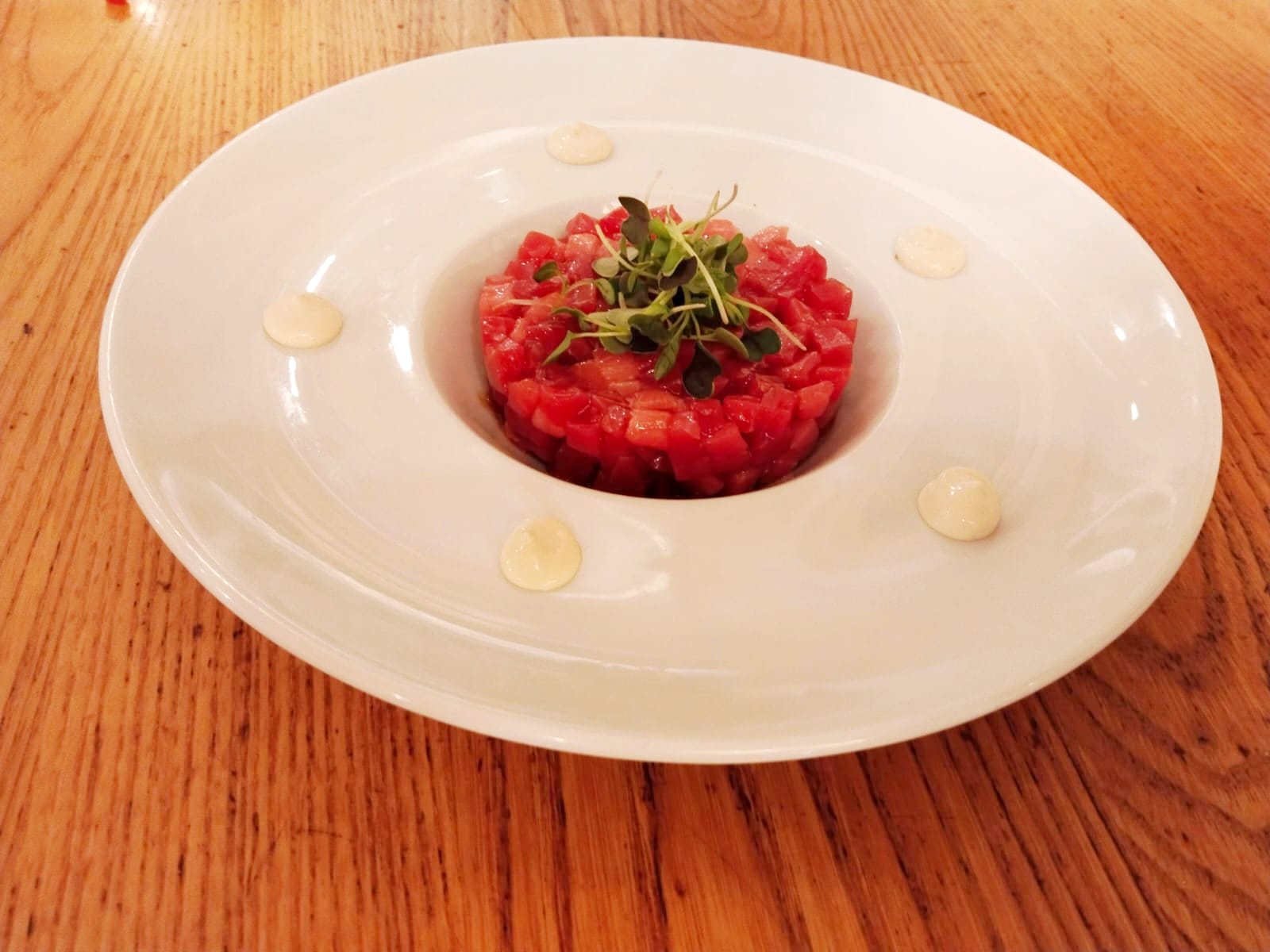 Tartar de atún rojo de almadraba macerado en soja 