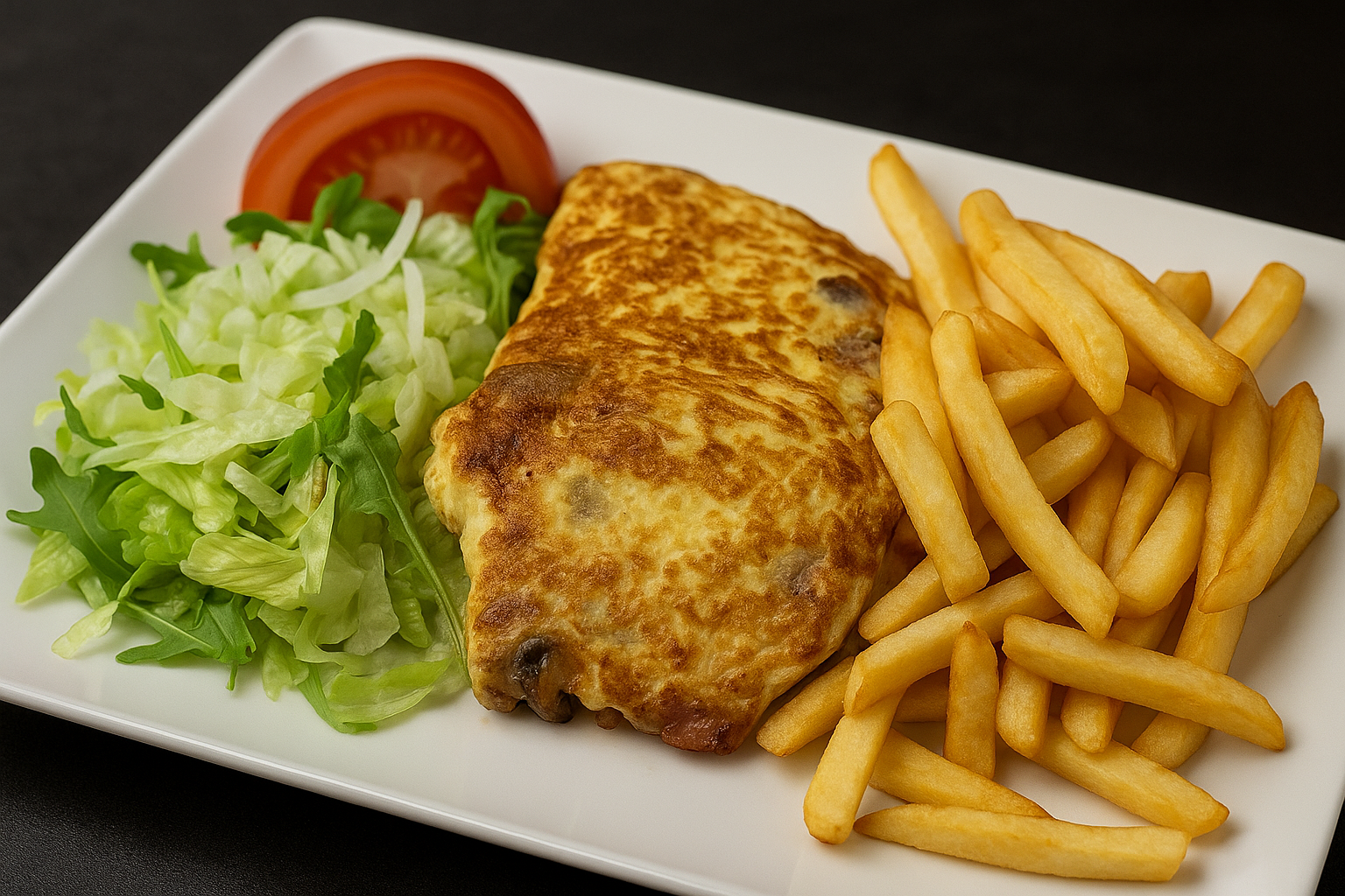 Mushroom Omelette or Ham Omelette