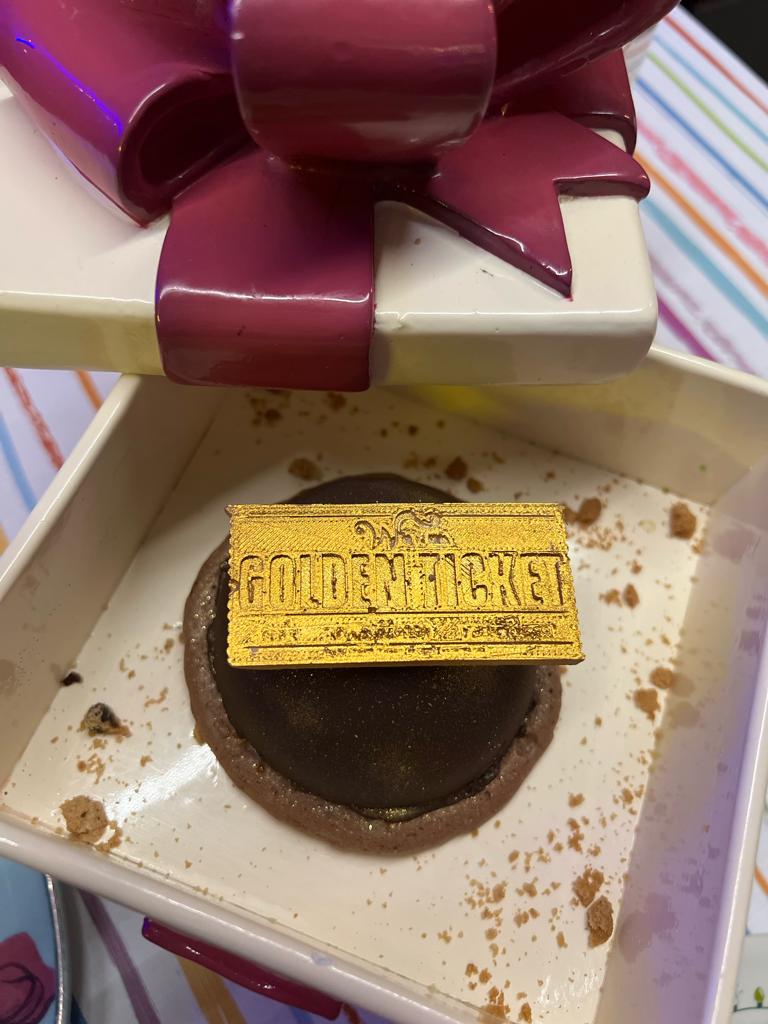 Boleto Dorado Willy Wonka