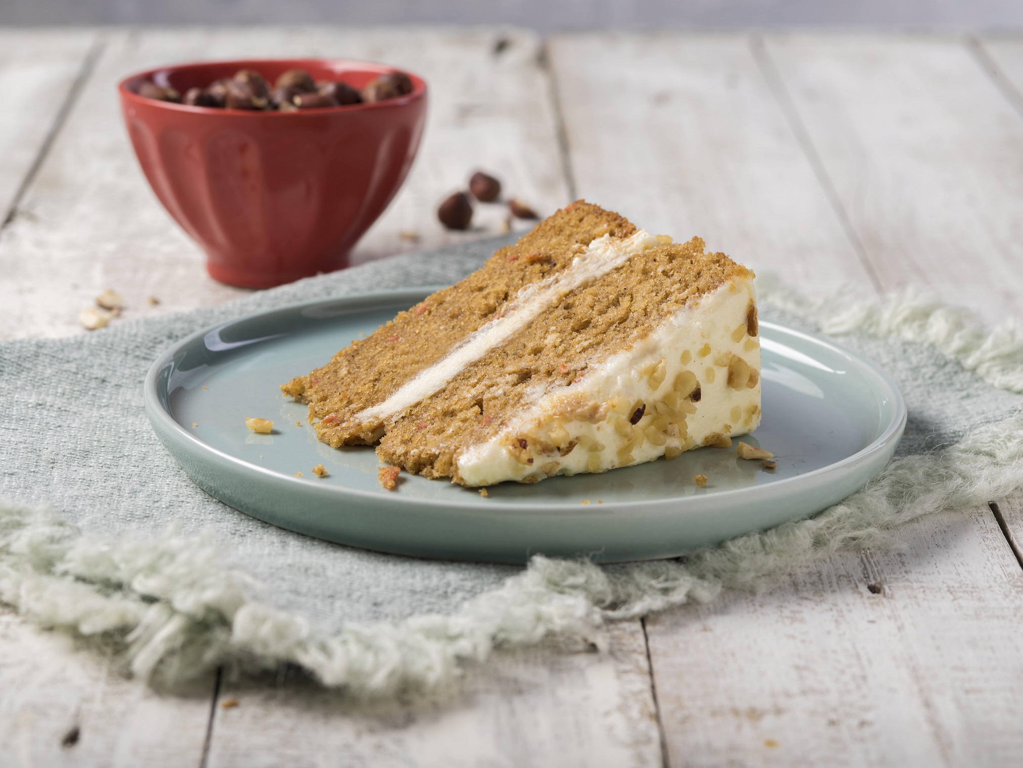 Carrot cake (también disponible sin gluten)