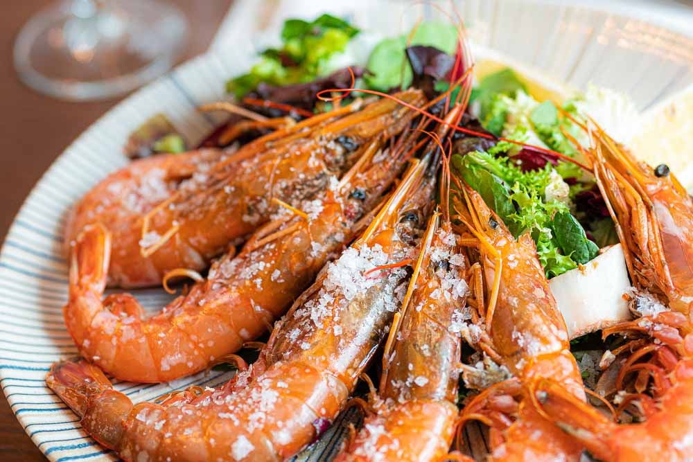 Crevettes grillées (6 unités)