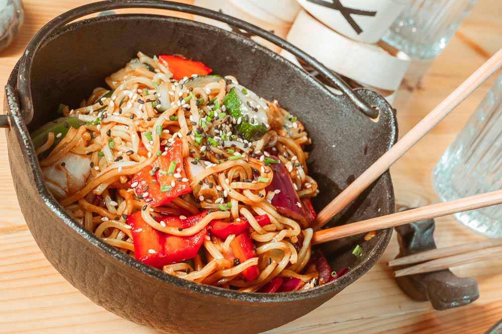 Yakisoba vegetales