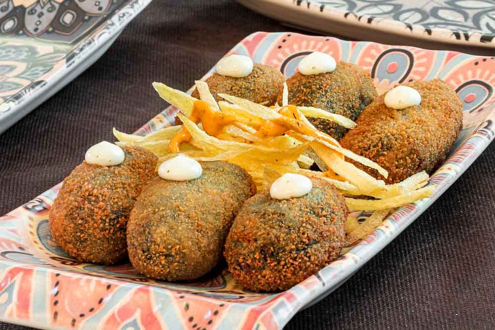 Squid croquettes