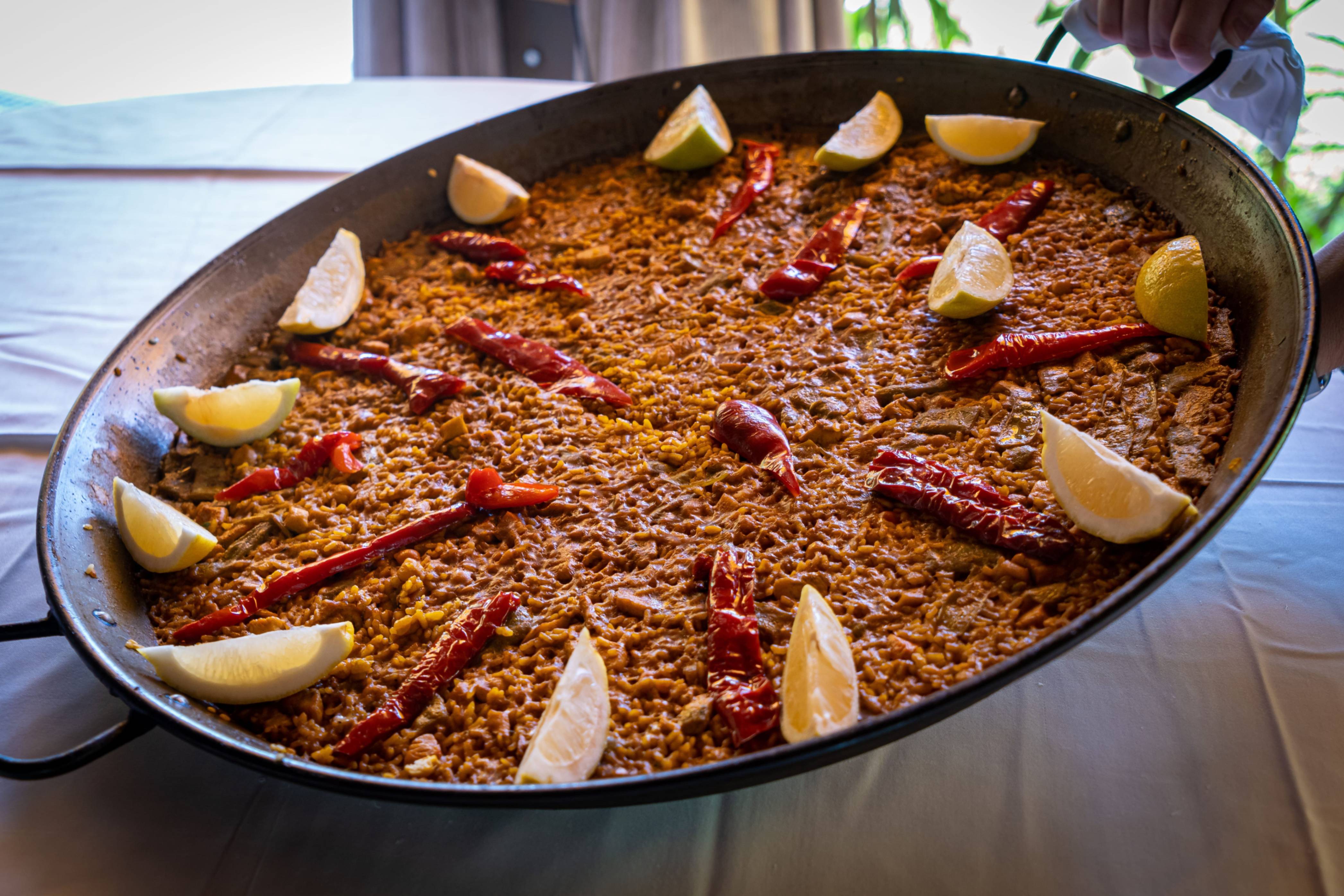 Arroz típico de magro y pollo