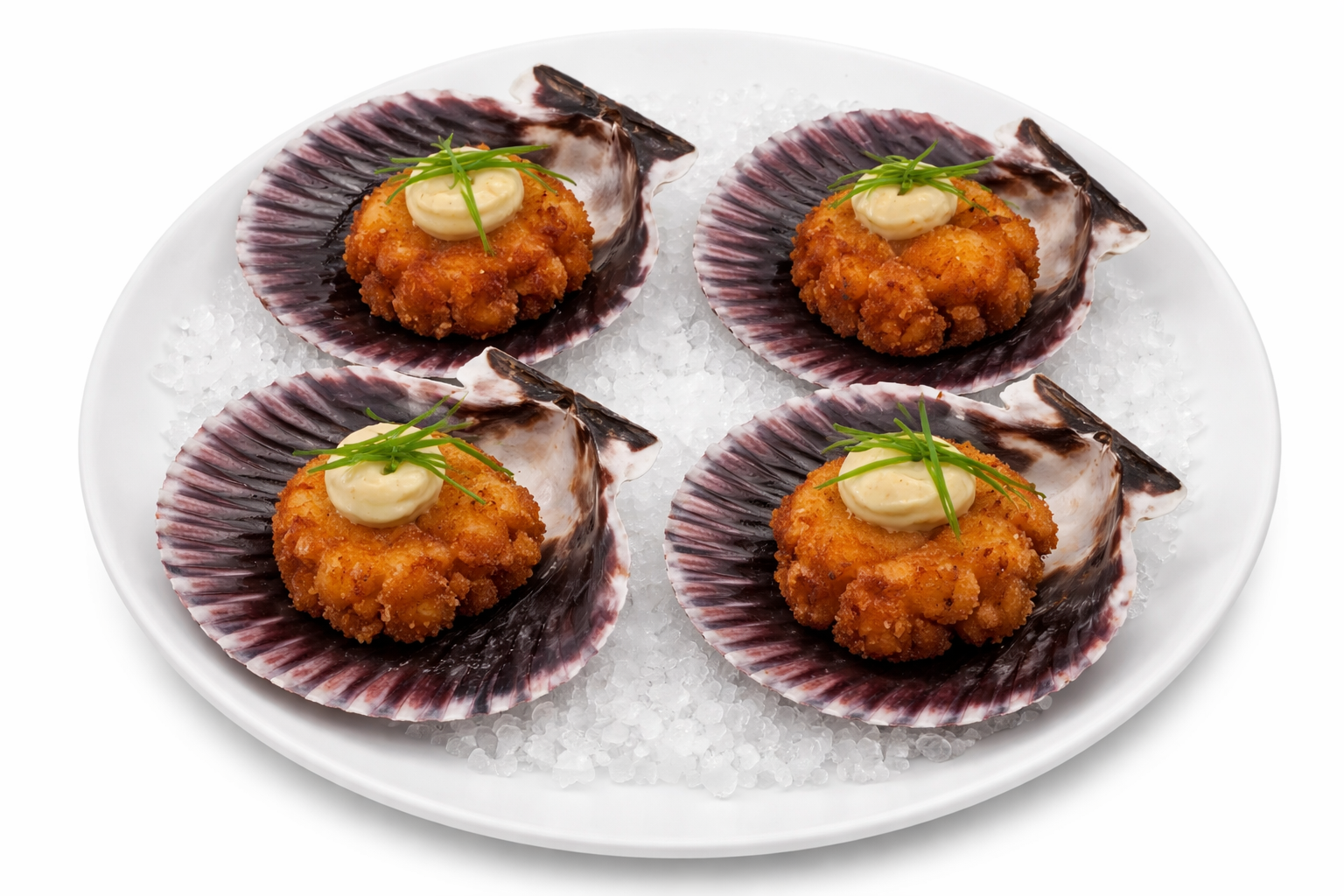 Zamburiñas crujientes fritas (4unidades)