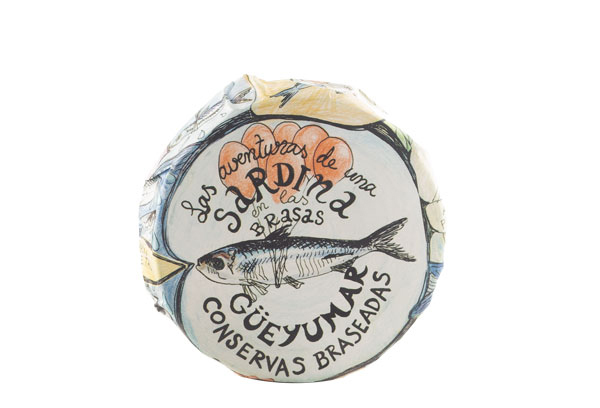 Colas de sardina a la brasa