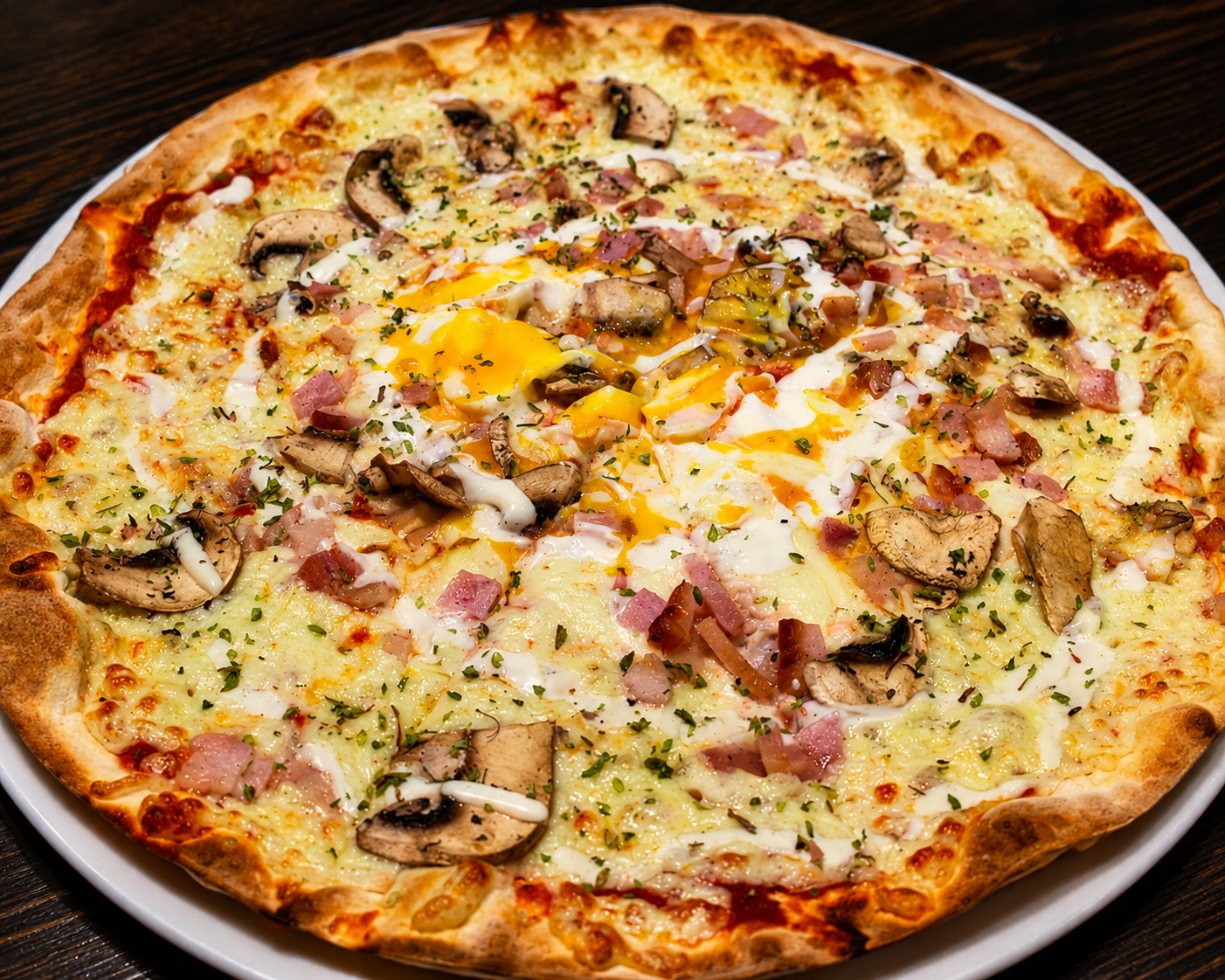 Pizza Carbonara