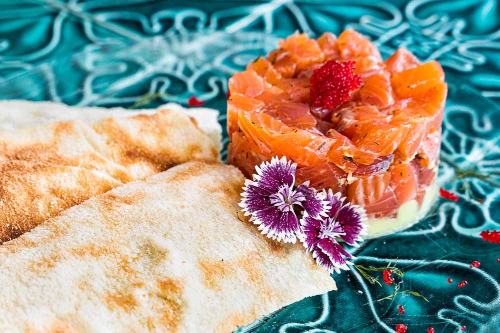 Tartare de saumon norvégien