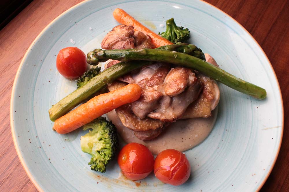 Churrasco de frango grelhado