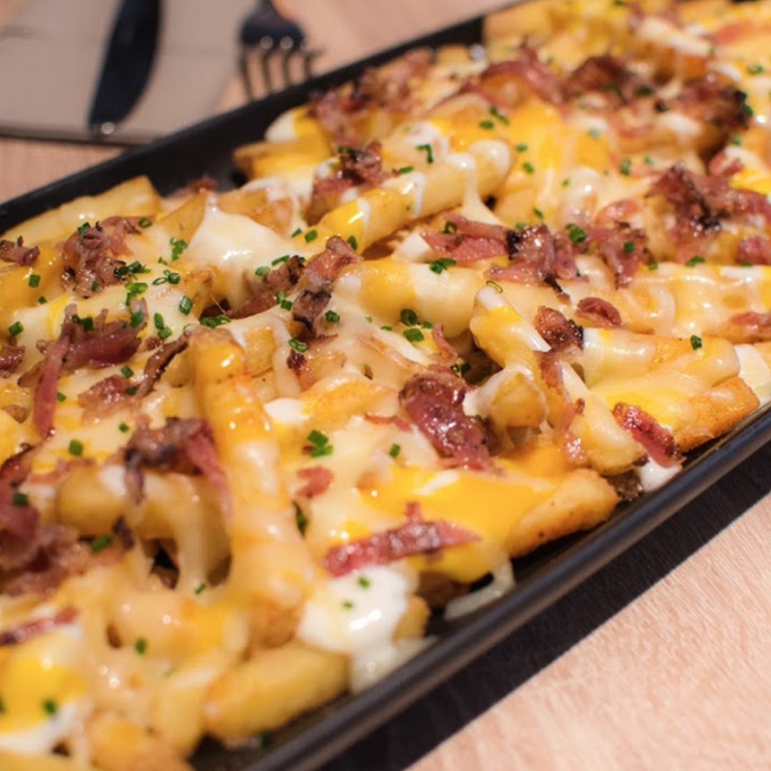 Bacon & Cheese Potatoes (gluten-free version available)