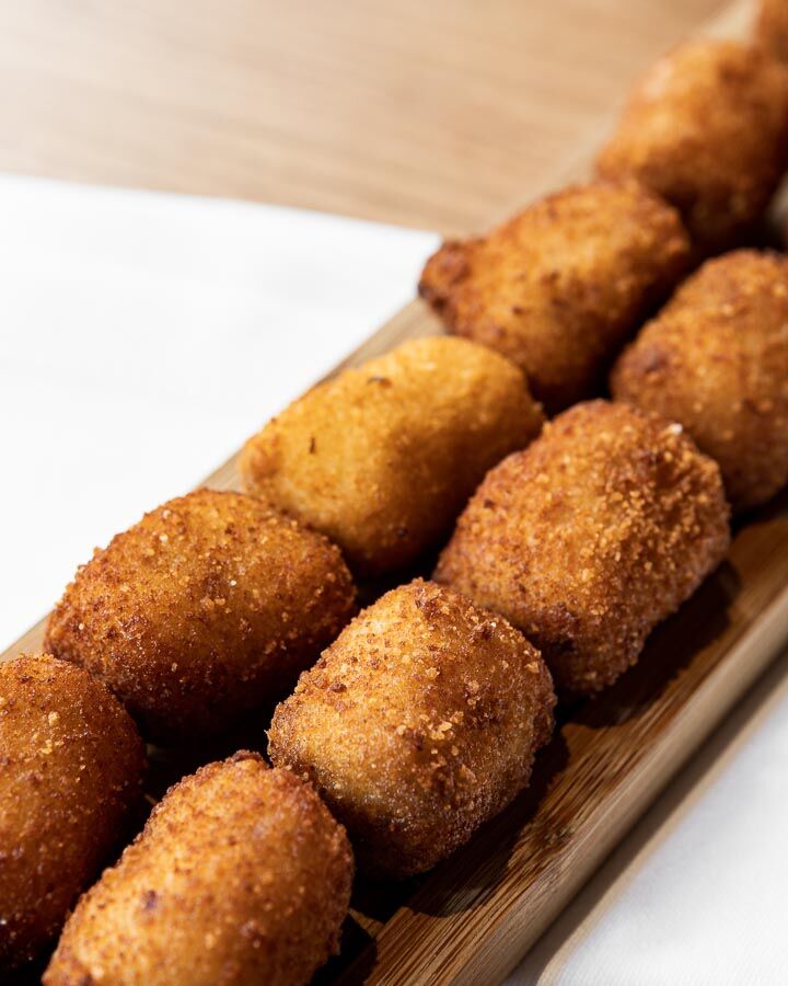 Croquetas cremosas de jamón ibérico