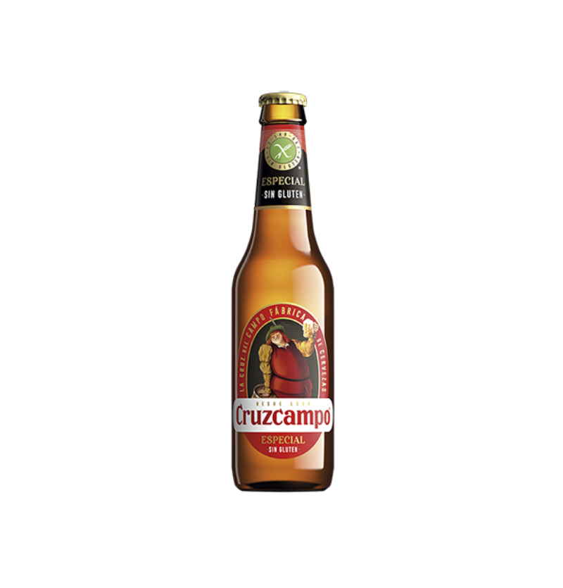 CRUZCAMPO SIN GLUTEN (GLUTE-FREE BEER)