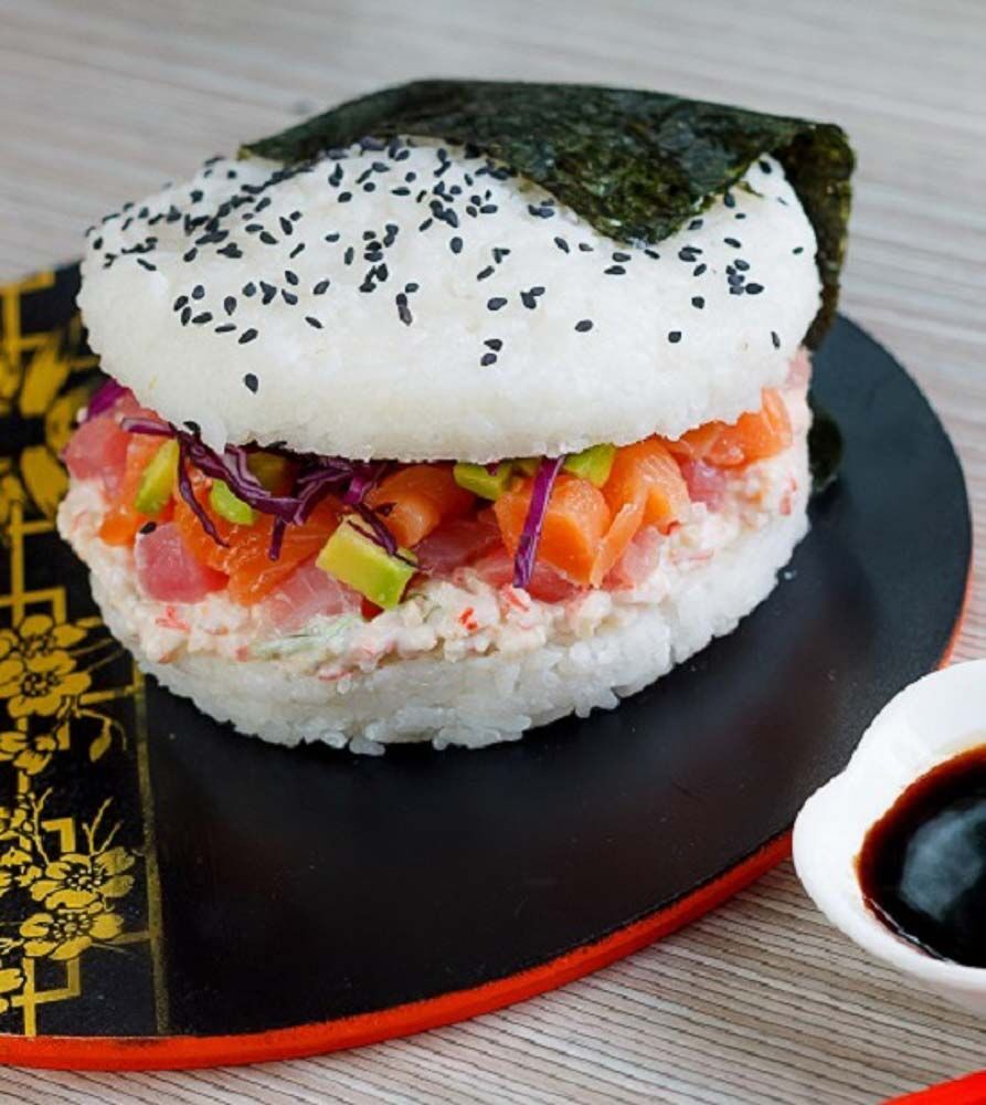 Hambúrguer de sushi