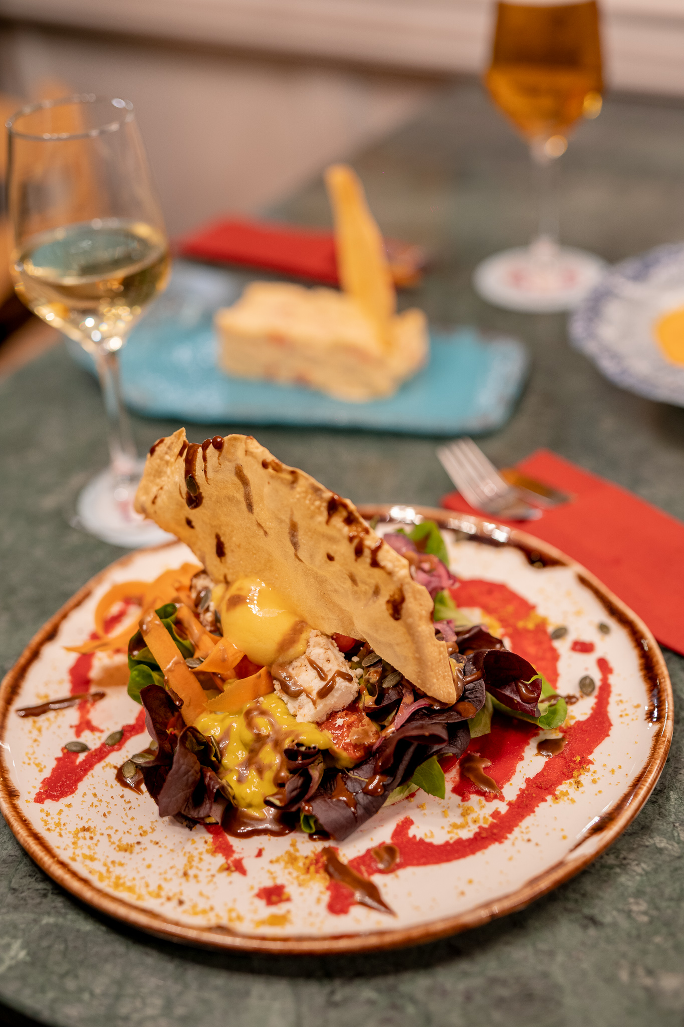 Ensalada torre de Babel