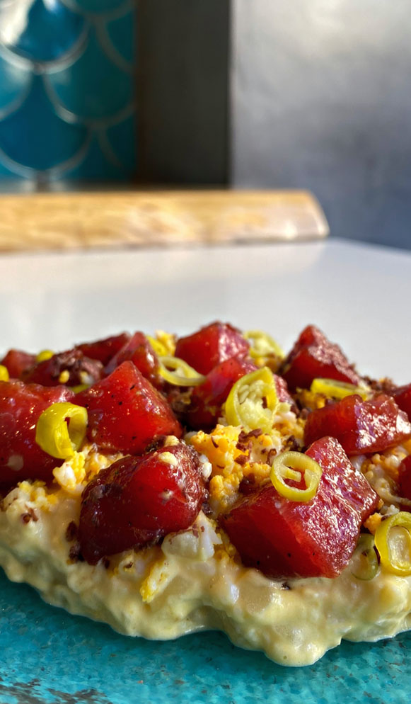 Ensaladilla rusa cremosa con atún de Almadraba