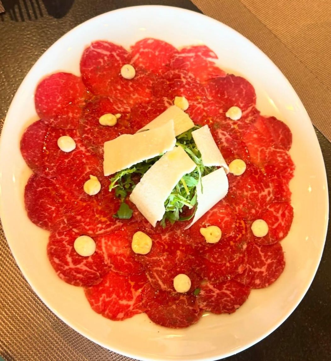 Beef carpaccio