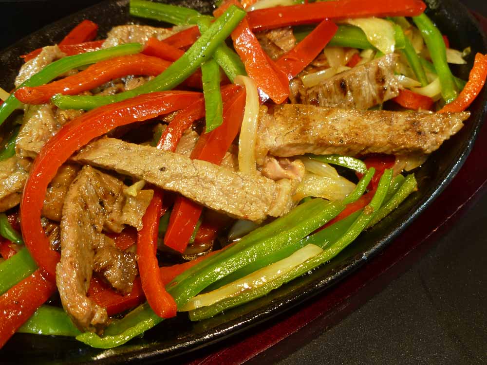 Fajitas de lux mixtas de pollo o ternera (para dos personas)