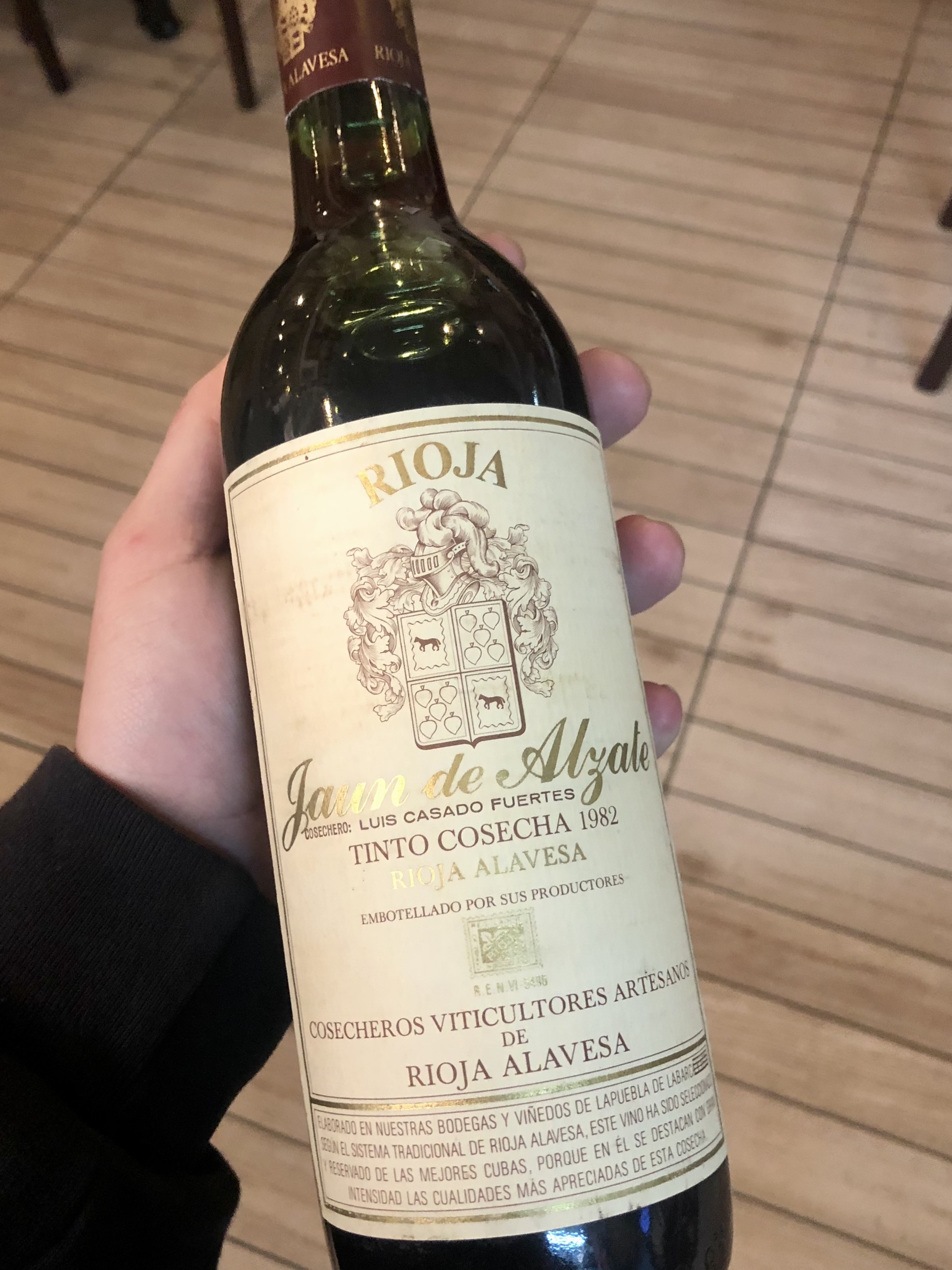 rioja alavesa 1982 Juan de Alzate 