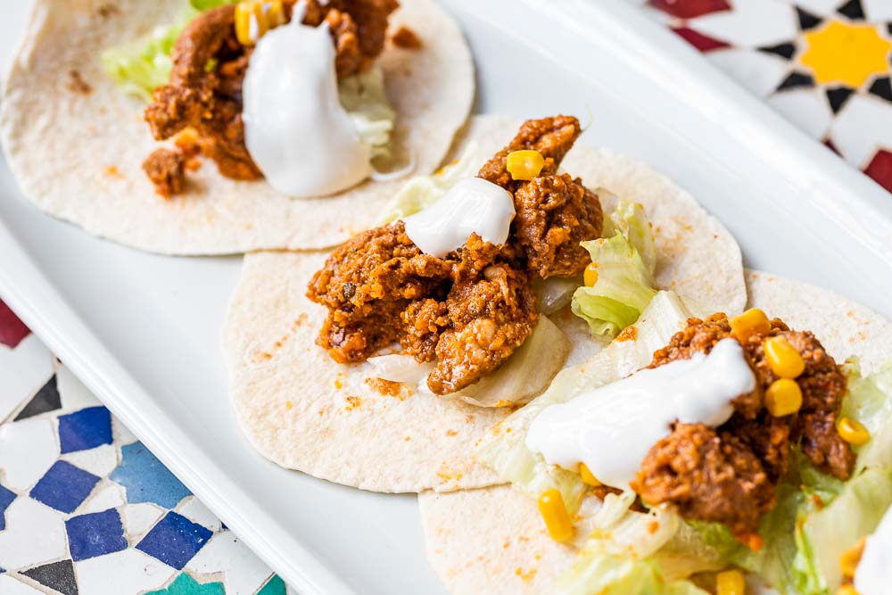 Mexikanische Tacos de Cochinita Pibil