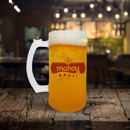 JARRA DE CERVEZA CON CASERA