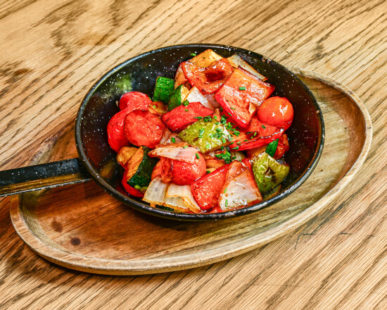 Stir-fried wok vegetables