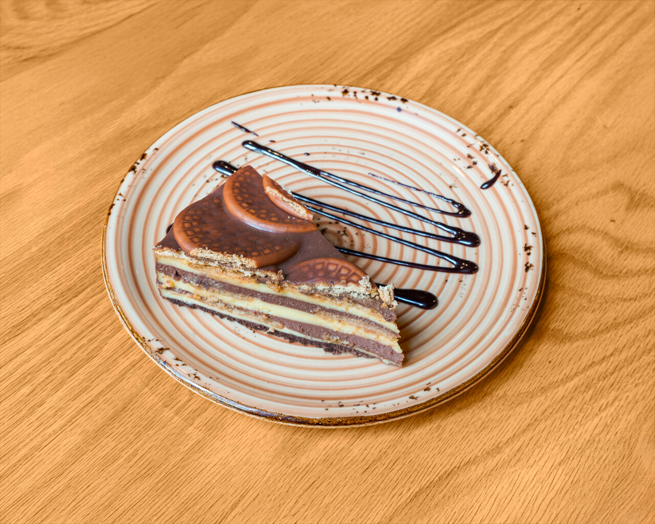 Tarta de galleta y chocolate