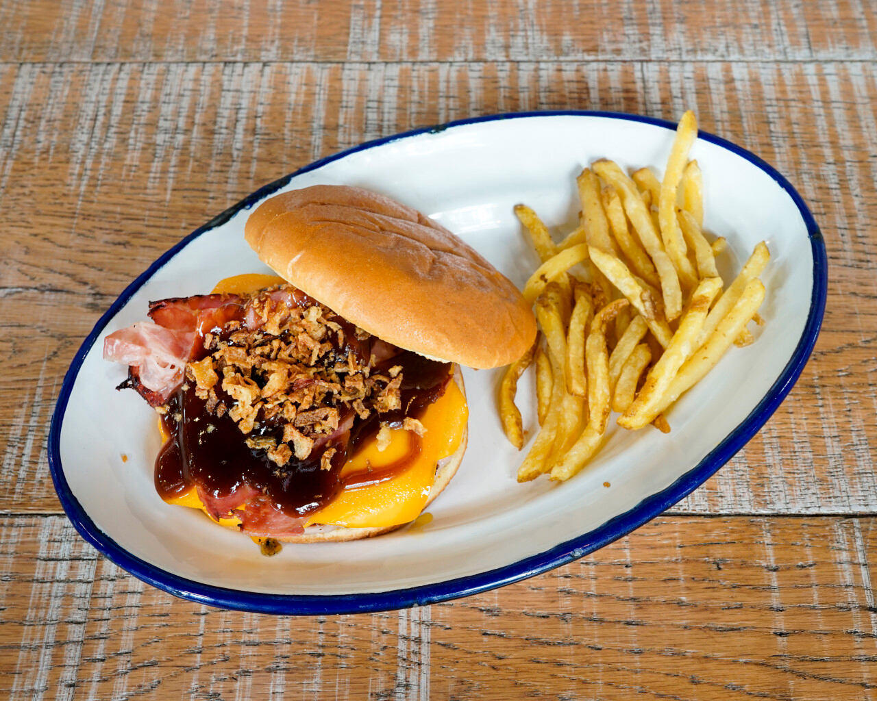 Hambúrguer Duplo Queijo e Bacon