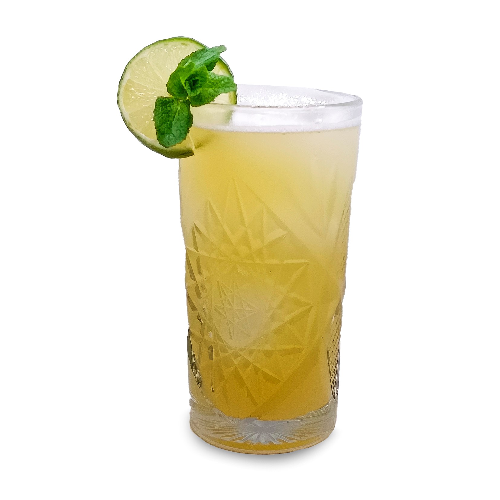 Mai Thay (White rum, aged rum, Triple Sec, almond, pineapple juice)