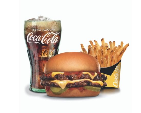 Double BBQ Cheese Burger