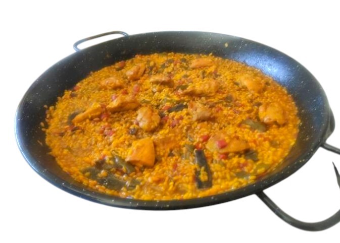 CHICKEN PAELLA with VEGETABLES