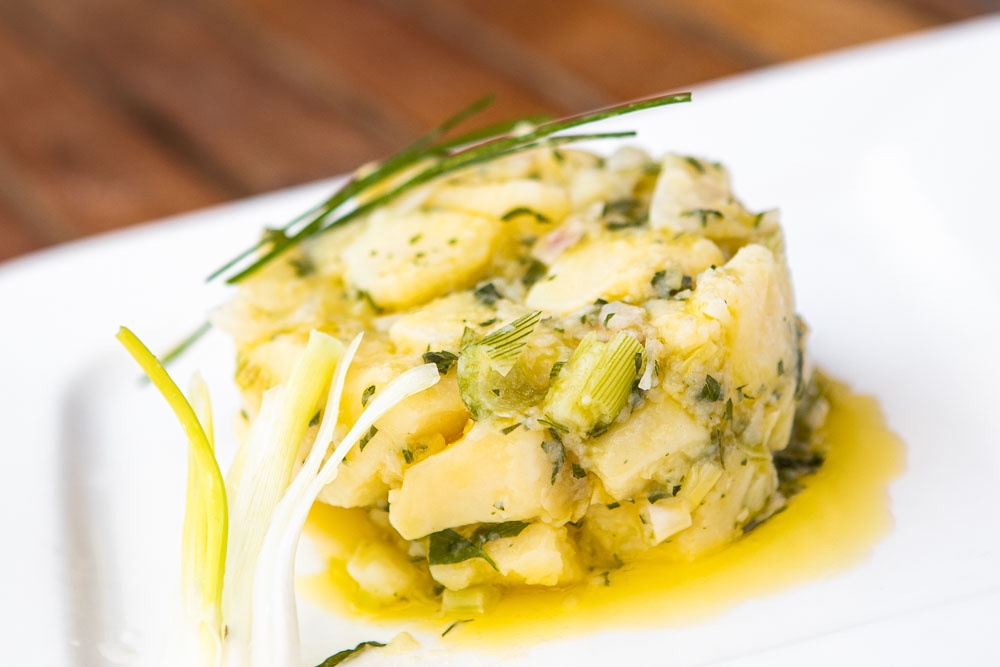 Pommes de terre bouillies à l'huile d'olive