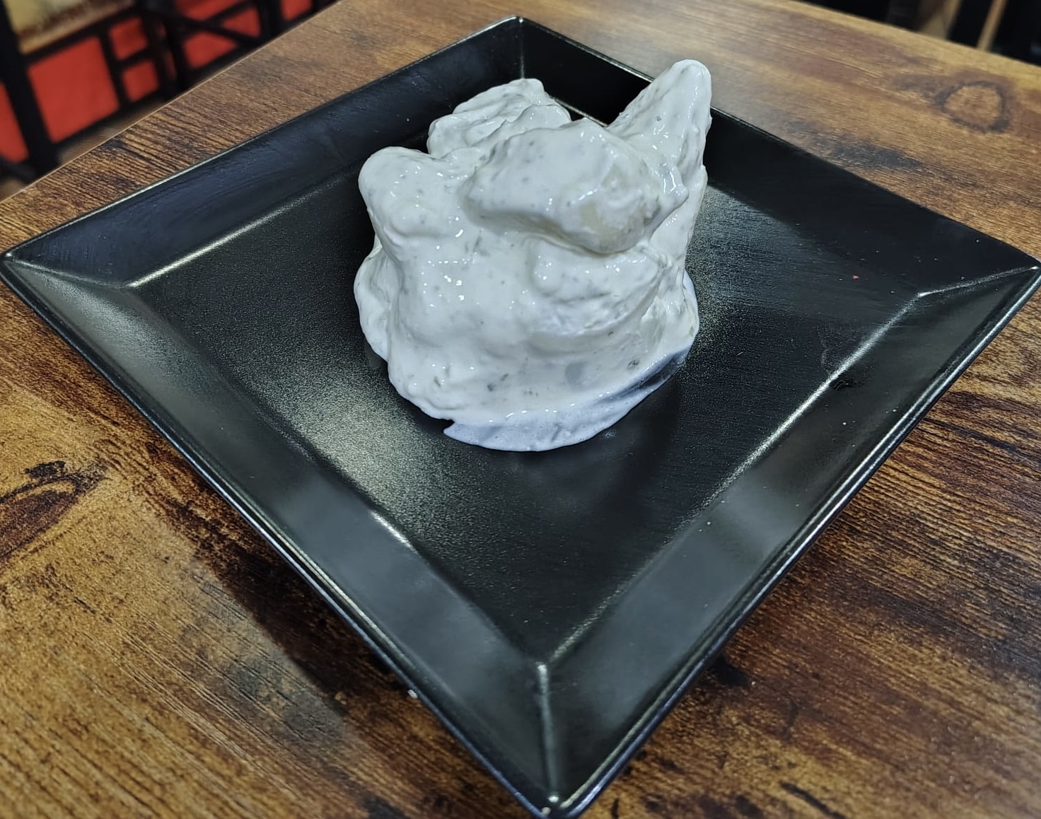 Potatoes with mayonnaise