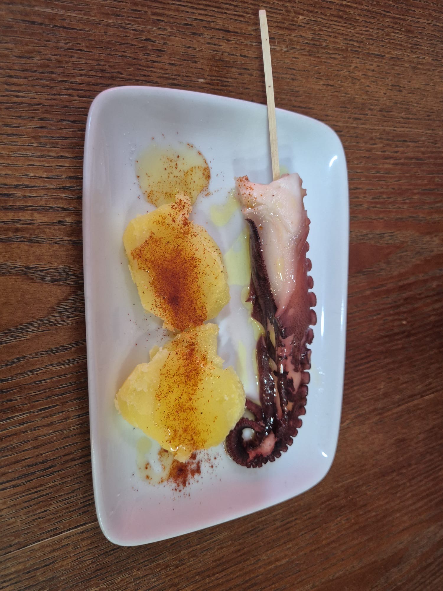 Galician-style octopus leg