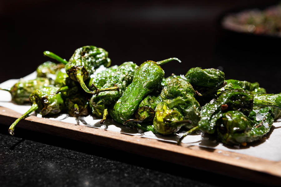 Fried 'Padrón' green peppers 