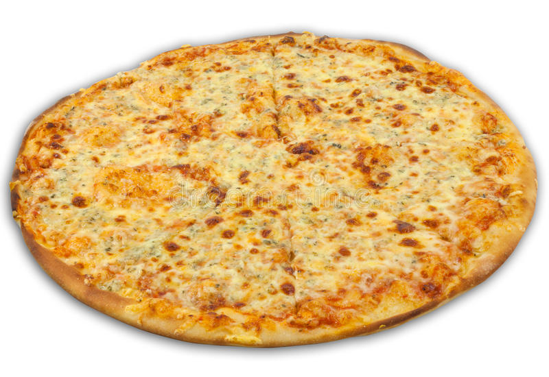 Pizza de queijo de cabra e nozes com massa fina