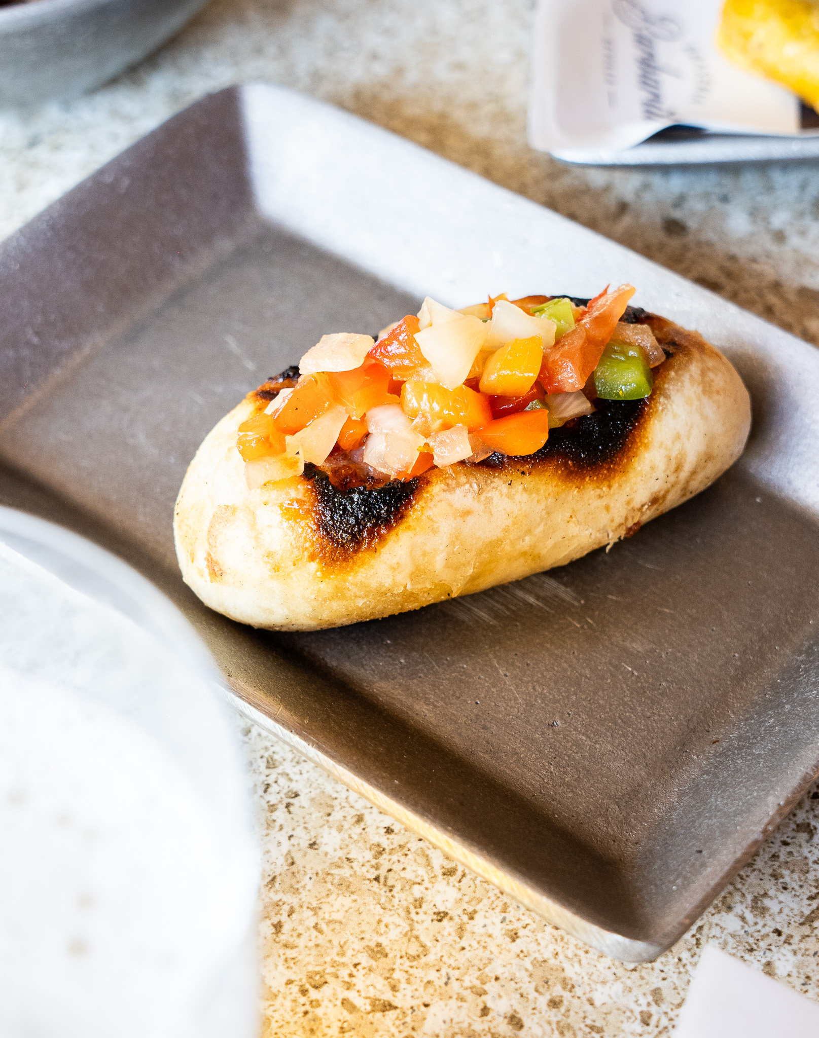 MINI SANDWICH with Provolone and grilled creole chorizo