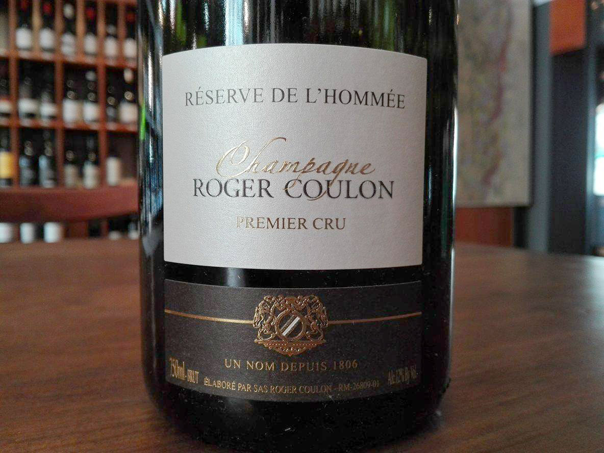 AOC CHAMPAGNE ROGER COULON BRUT RÉSERVE DE L'HOMMÉE PREMIER CRU