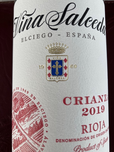 Tinto de la casa.  Tempranillo. Crianza (Rioja)