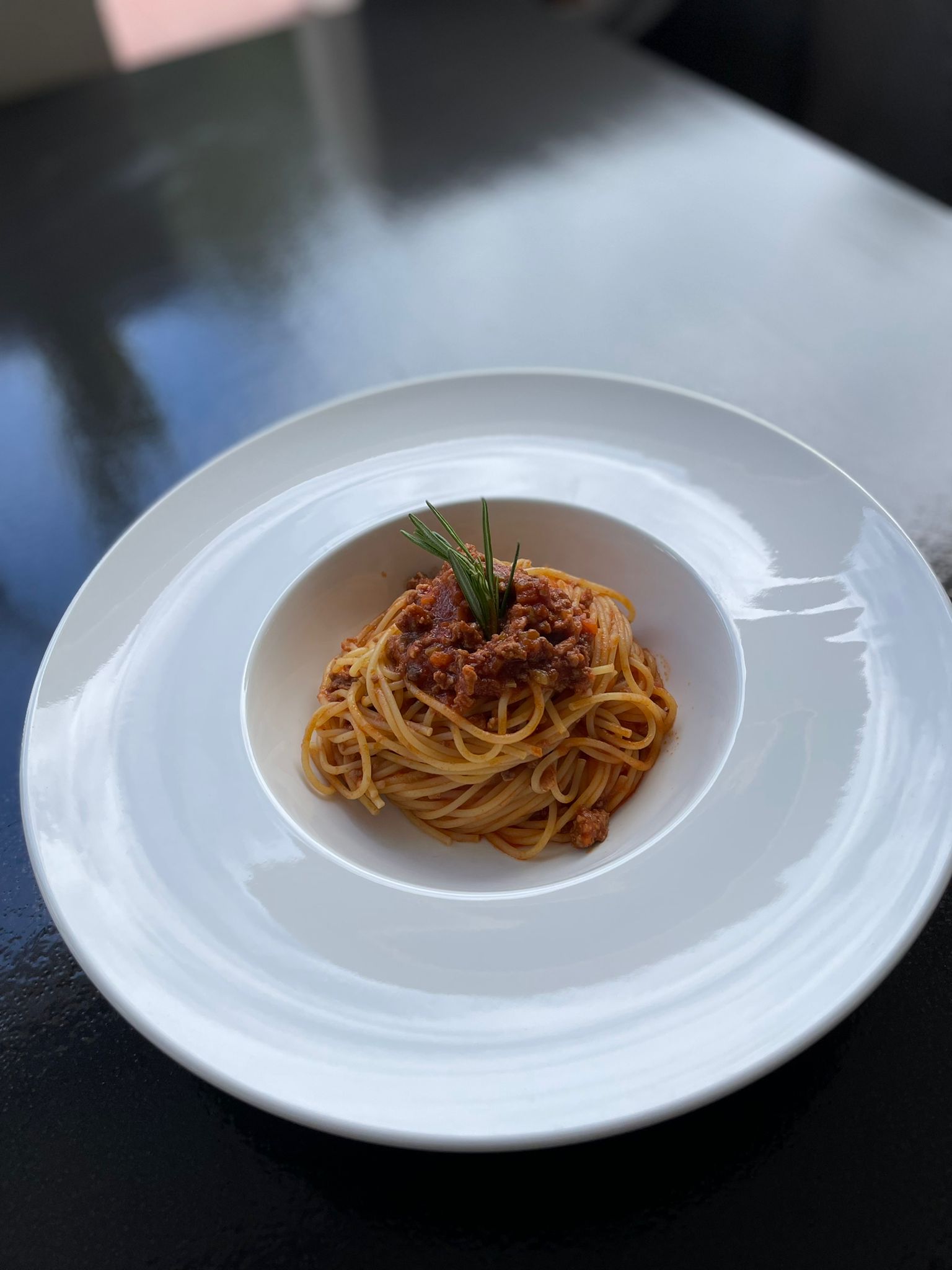 Spaghetti bolognese with kids + Refresco