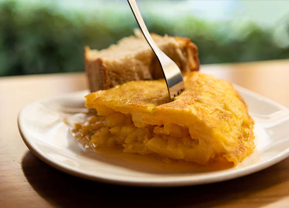 Pincho de tortilla de patatas
