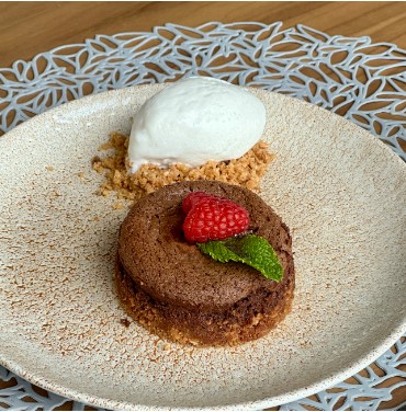 Torta cremosa al cioccolato