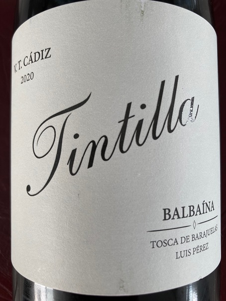 廷蒂拉·巴尔巴伊纳。 Tintilla de Rota (T. Cadiz)