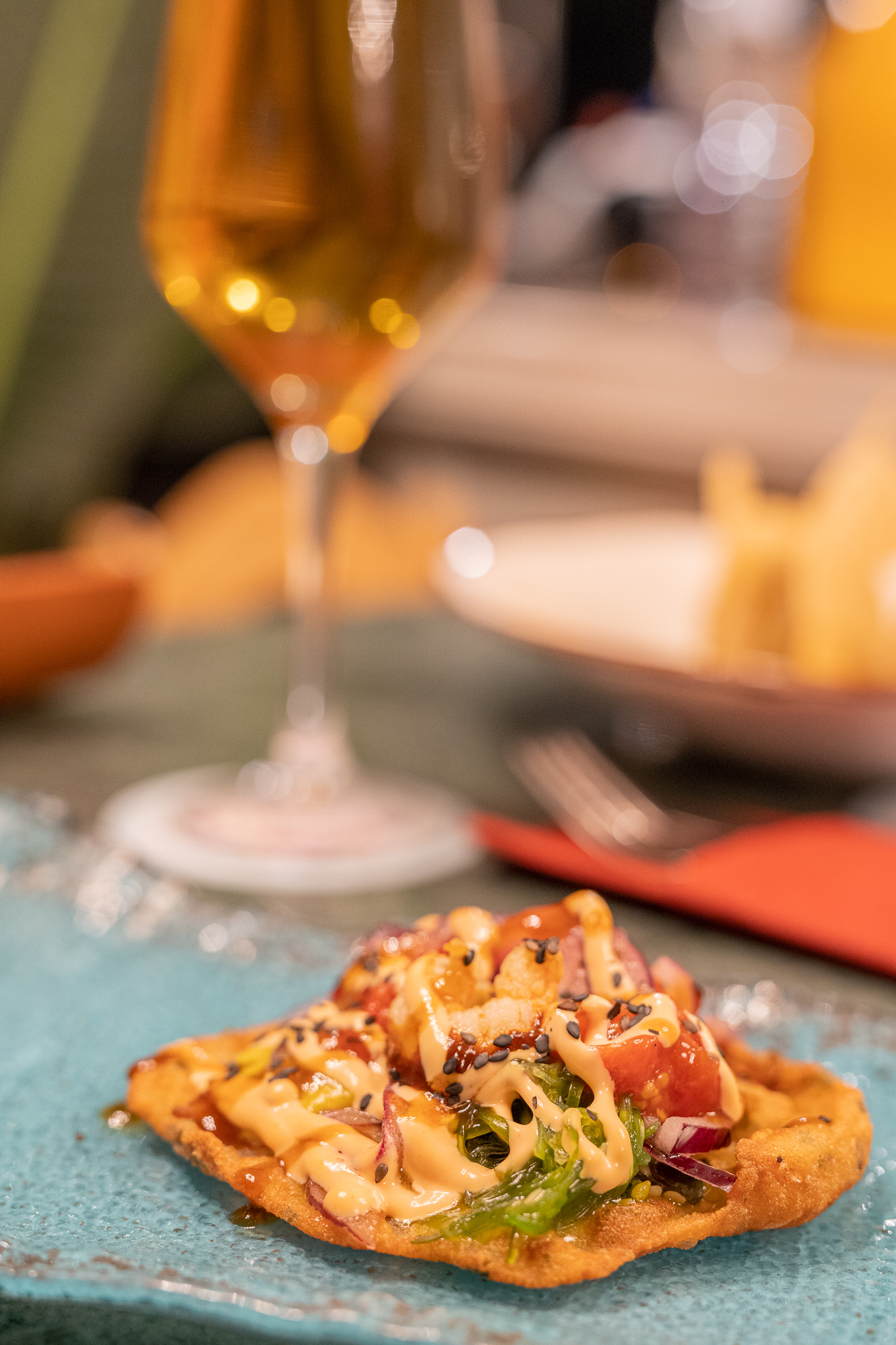 Tortitaco de crevettes et crevettes croustillantes