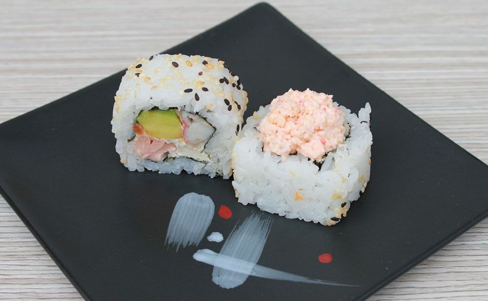 Rolo de sushi Magaki